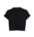 Balmain Crop T-Shirt, &pound;90, Clothing, Black, Cotton, Back view