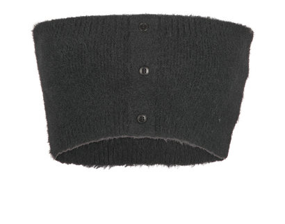 Jacquemus Le Bandeau Neve Strapless Top, £70, Clothing, Black, Polyester Mix, Front view