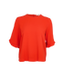 Ganni Ruffle Blouse, &pound;60, Clothing, Red, Polyester, Front view