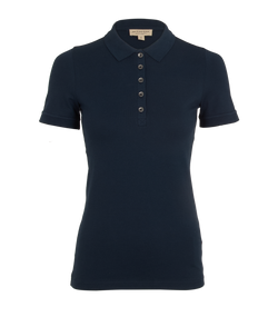 Burberry Polo Shirt, Cotton, Navy, Sz XS, 2*