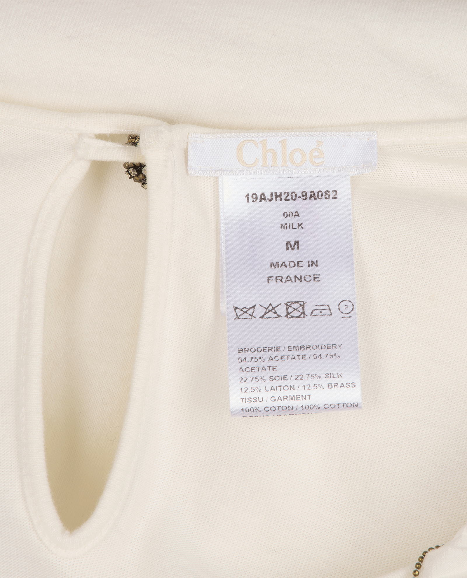 Chloe Sleeveless Top, &pound;130, Clothing, White, Polyester, Other view