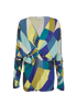 Emilio Pucci Knot Front Top, &pound;110, Clothing, Blue/Green, Wool, Front view