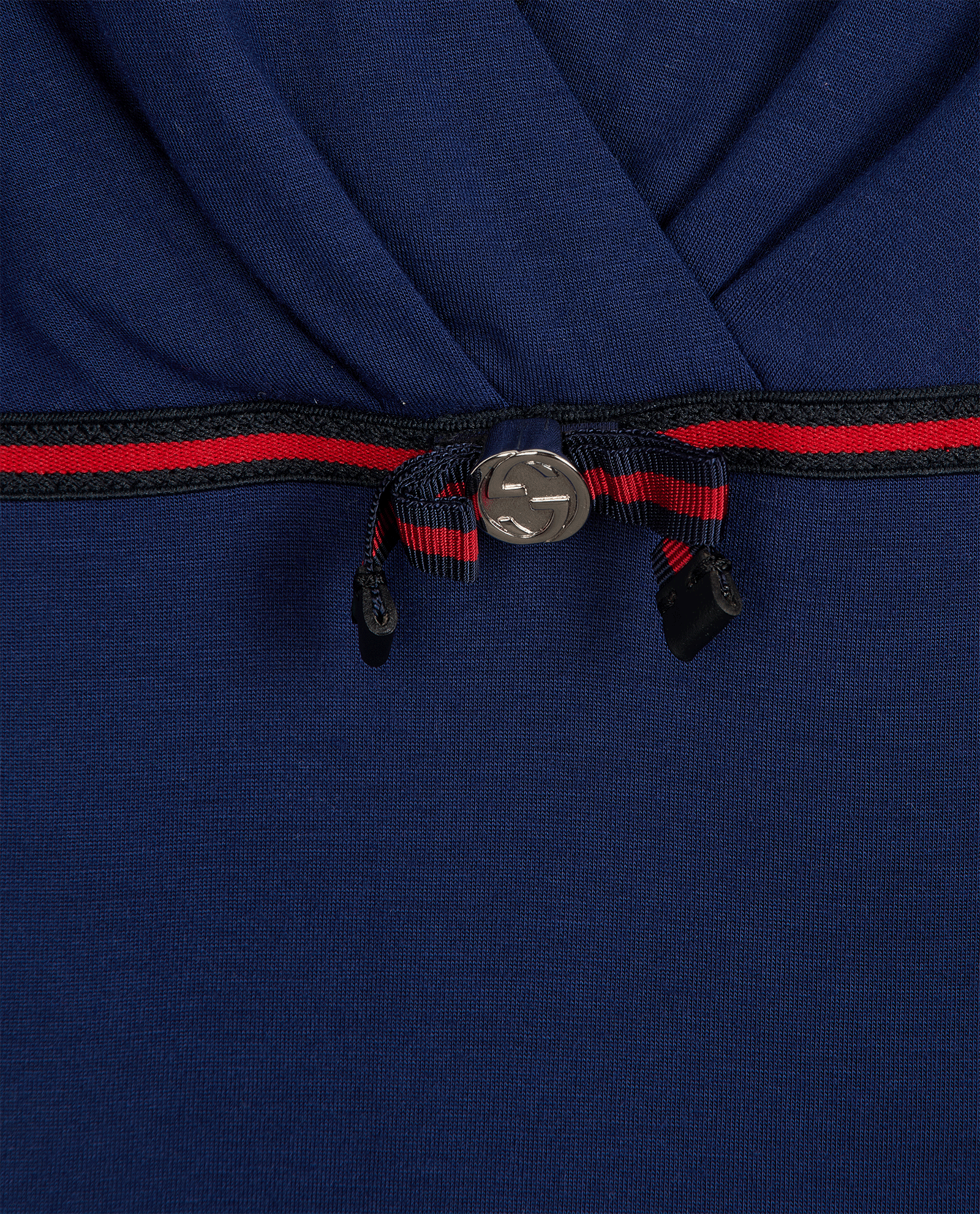 Gucci V-Neck Vest Top, &pound;180, Clothing, Navy, Modal, Other view