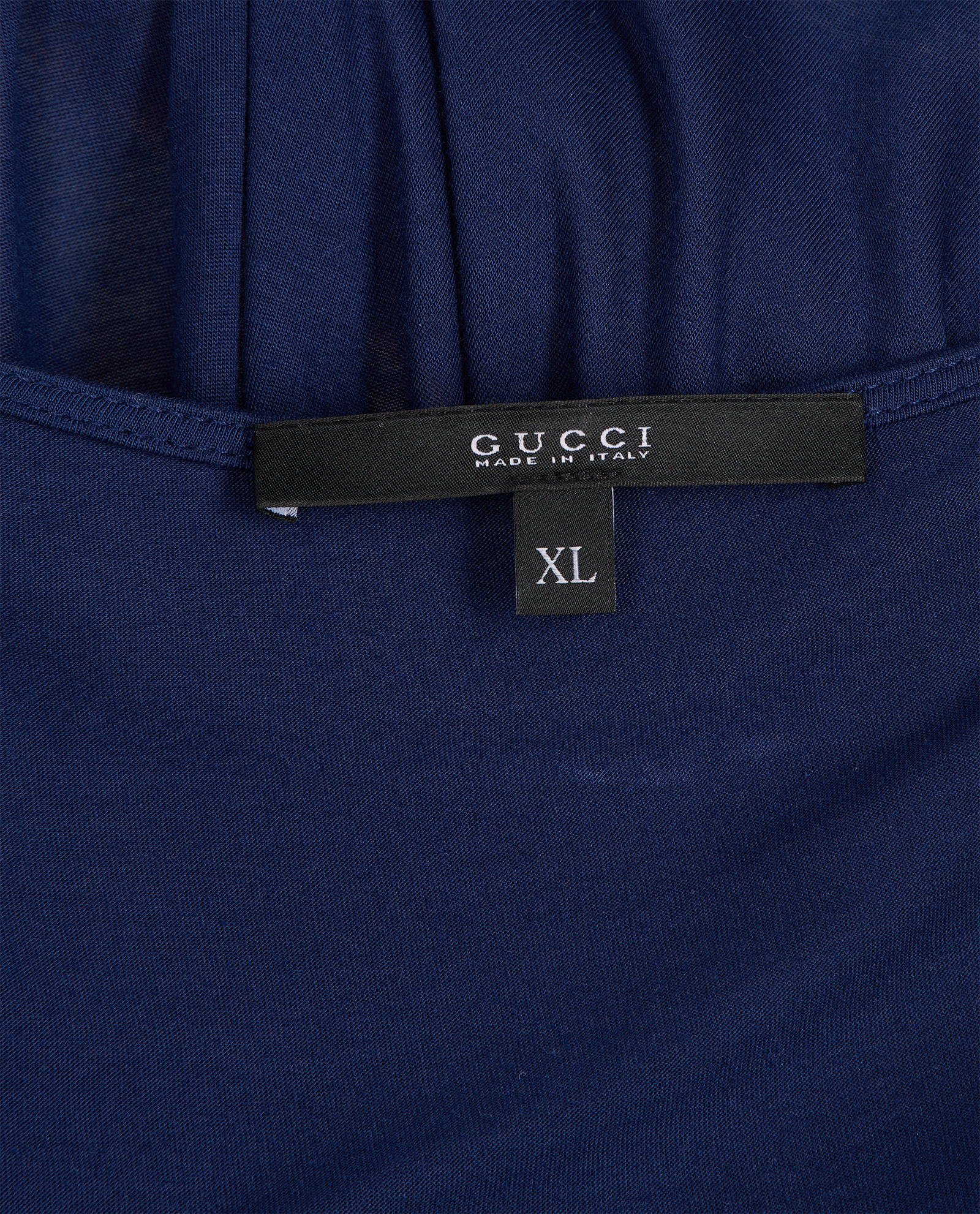 Gucci V-Neck Vest Top, &pound;180, Clothing, Navy, Modal, Other view