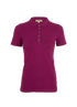 Burberry Polo T-Shirt, &pound;110, Clothing, Purple, Cotton, Front view