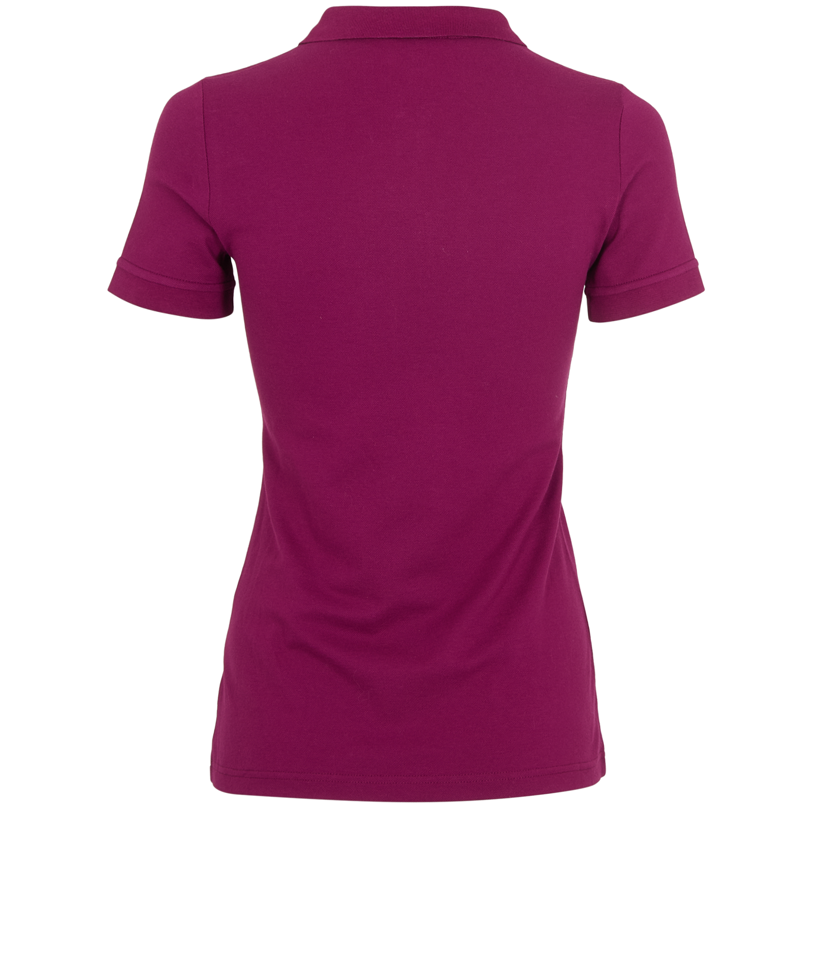Burberry Polo T-Shirt, &pound;110, Clothing, Purple, Cotton, Back view