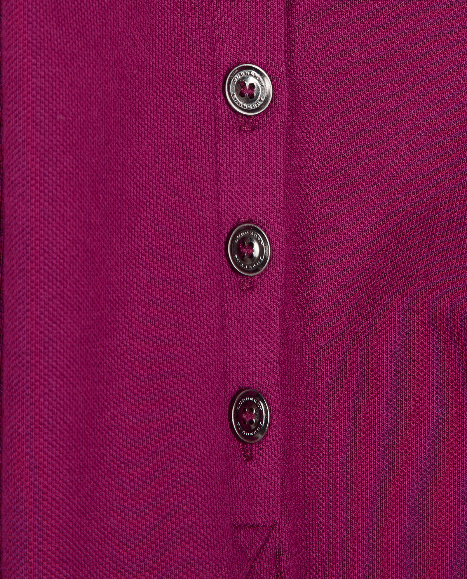 Burberry Polo T-Shirt, &pound;110, Clothing, Purple, Cotton, Other view