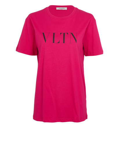 Valentino VLTN T-Shirt, &pound;150, Clothing, Pink, Cotton, Front view