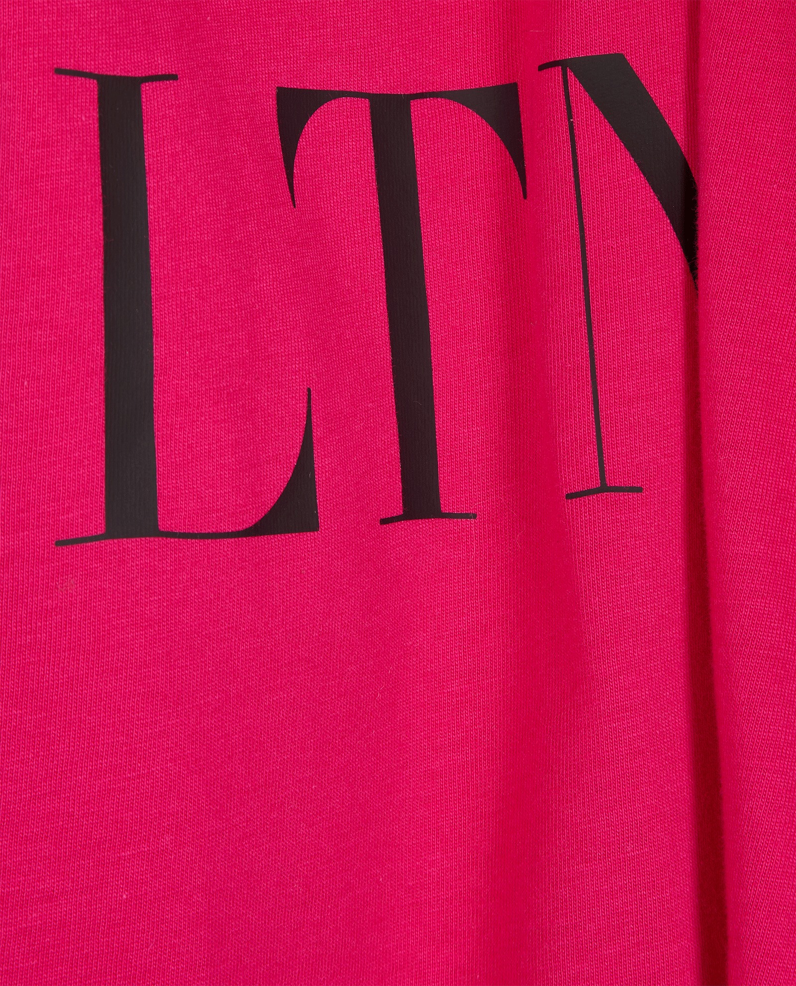 Valentino VLTN T-Shirt, &pound;150, Clothing, Pink, Cotton, Other view