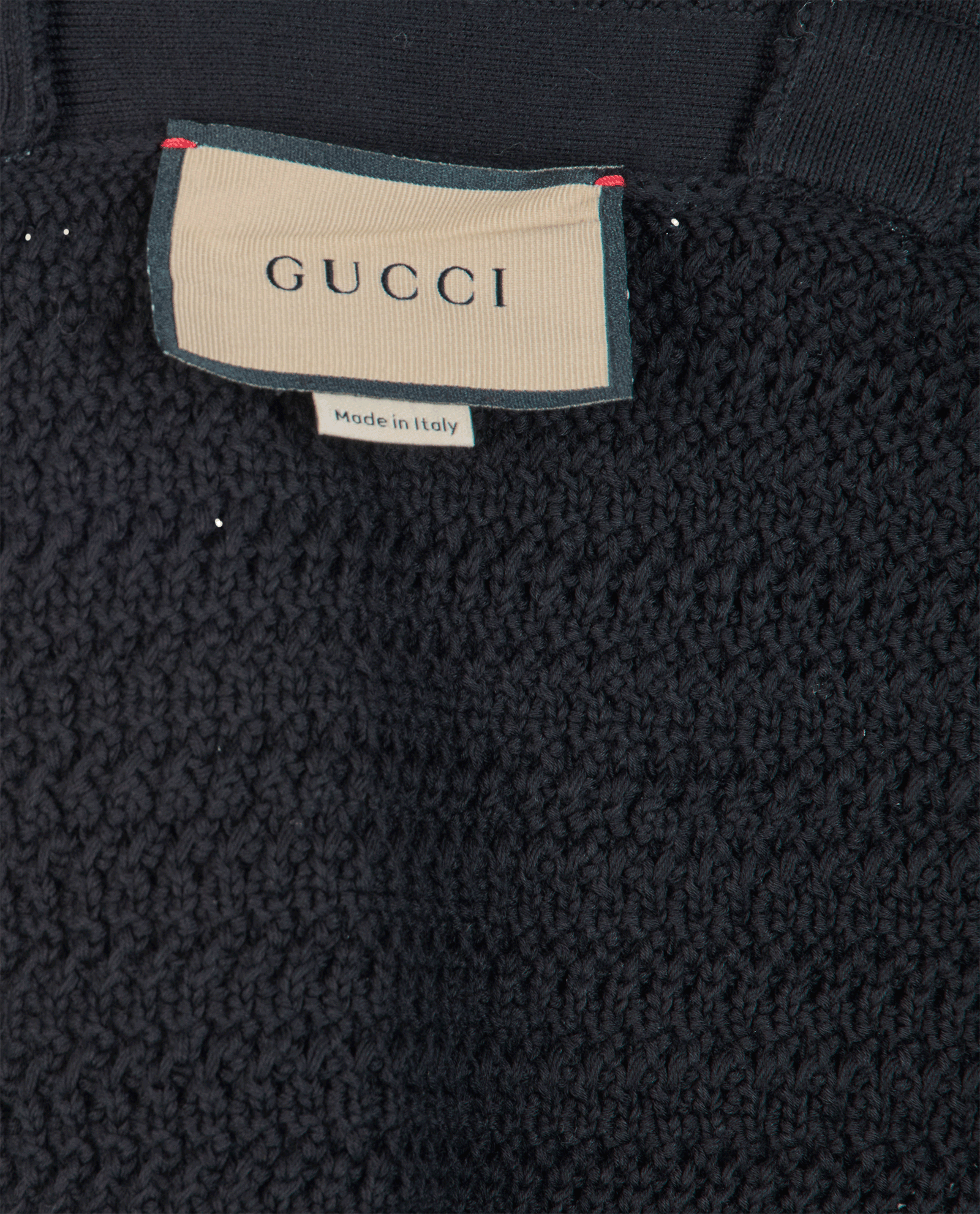Gucci Crop Crochet Top, &pound;350, Clothing, Black, Cotton, Other view