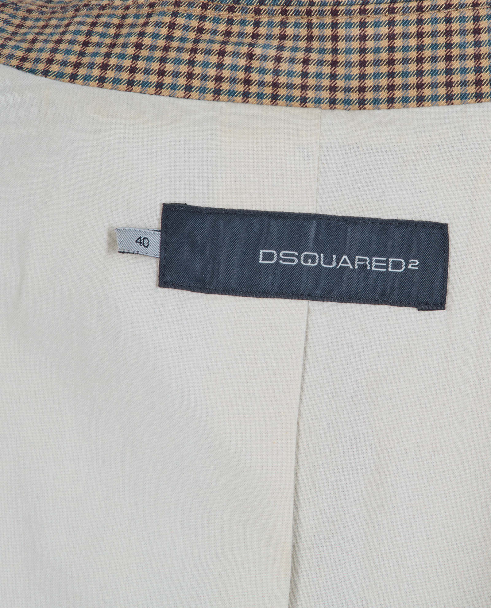 DSquared2 Long Sleeve Plaid Shirt, &pound;50, Clothing, Brown, Wool, Other view