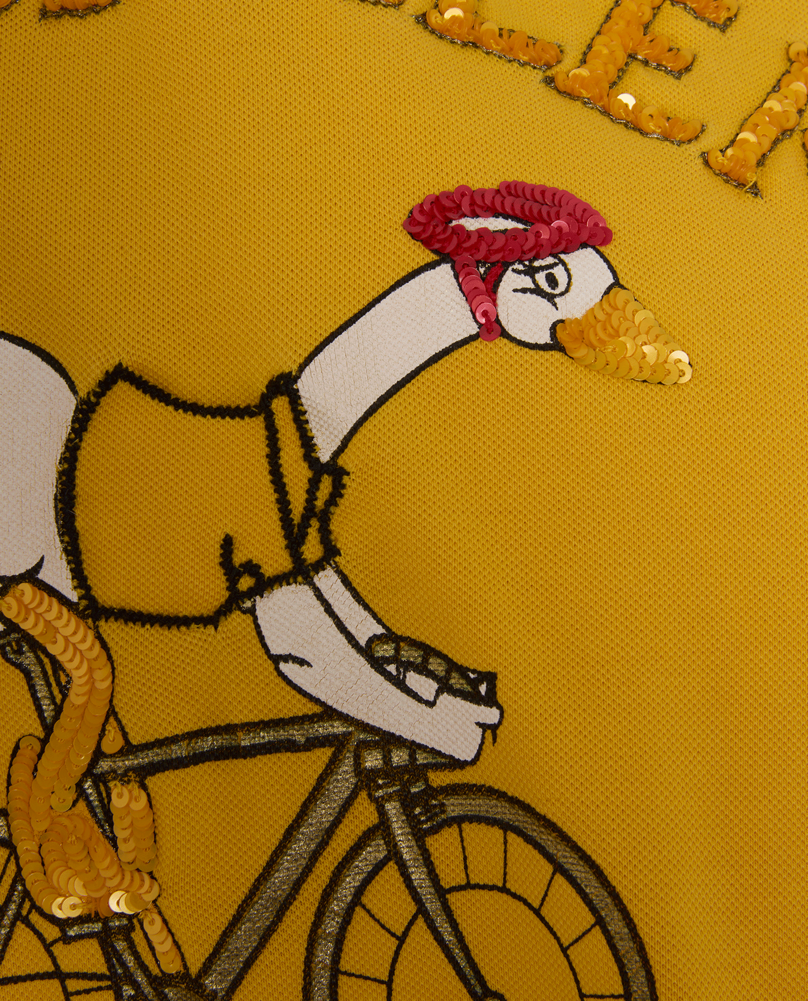 Moncler T-Shirt, &pound;120, Clothing, Yellow, Cotton, Other view