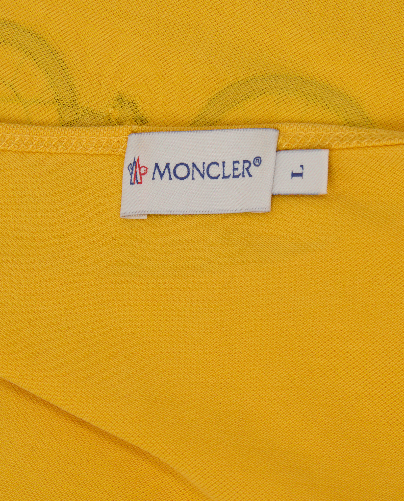 Moncler T-Shirt, &pound;120, Clothing, Yellow, Cotton, Other view