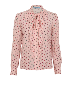 Prada Rose Blouse, Silk, Pink, UK6, 2*