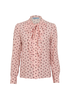 Prada Rose Blouse, &pound;160, Clothing, Pink, Silk, Front view