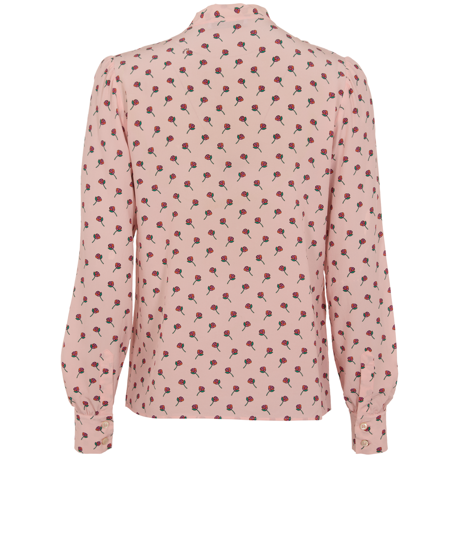 Prada Rose Blouse, &pound;160, Clothing, Pink, Silk, Back view