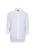 Bottega Veneta Compact Poplin Shirt, &pound;160, Clothing, White, Cotton, Front view
