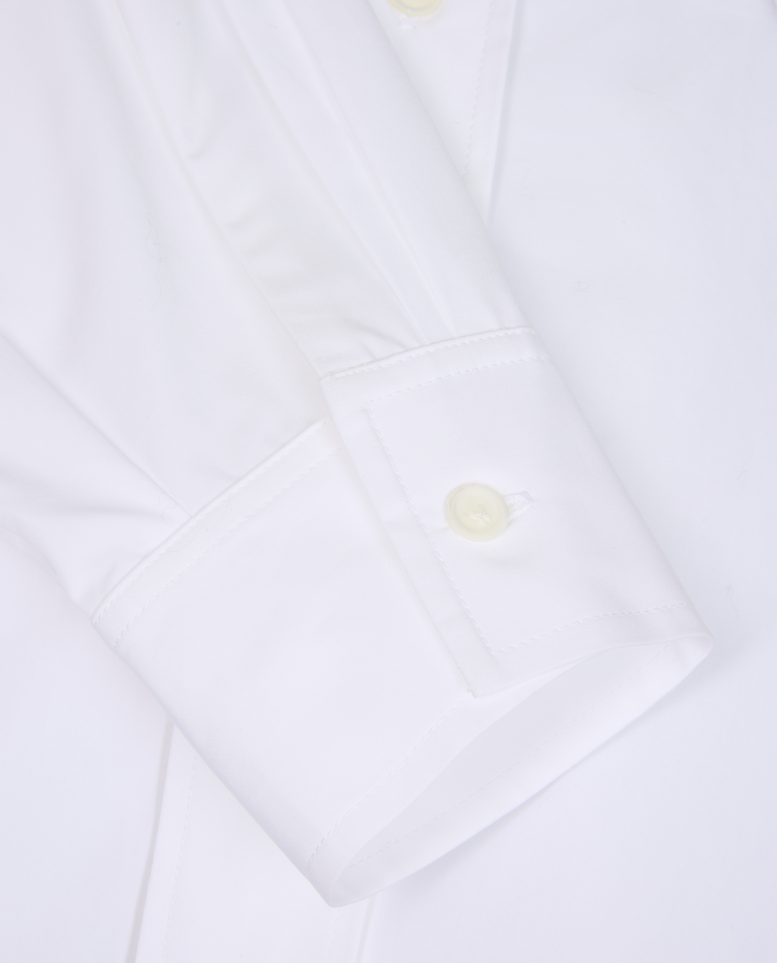 Bottega Veneta Compact Poplin Shirt, &pound;160, Clothing, White, Cotton, Other view