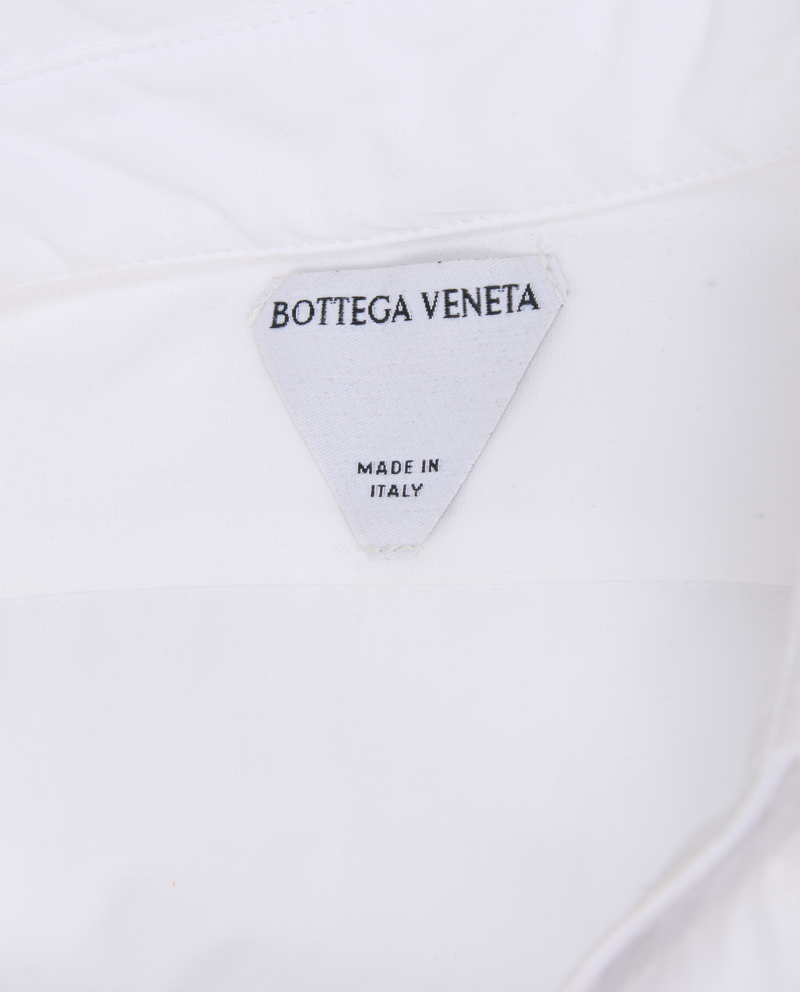 Bottega Veneta Compact Poplin Shirt, &pound;160, Clothing, White, Cotton, Other view