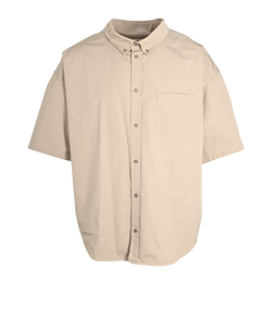 Balenciaga Oversized Logo Shirt, Cotton, Beige, UK6, 3*