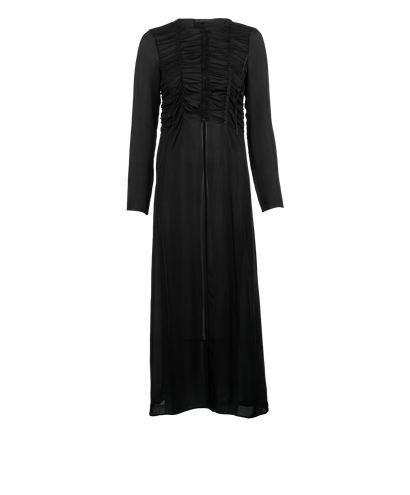 The Row Maxi Blouse, £550, Clothing, Black, Silk, Front view