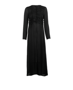 The Row Maxi Blouse, Silk, Black, UK6, 3*