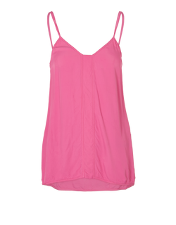 Bottega Veneta V-Neck Cami Top, Viscose, Pink, UK4, 2*