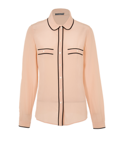 Alexander McQueen Vintage Blouse, Silk, Pink, UK8, 2*