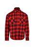 Off-White Stencil Check Shirt, &pound;150, Clothing, Red, Cotton/Polyester (Polymer), Front view