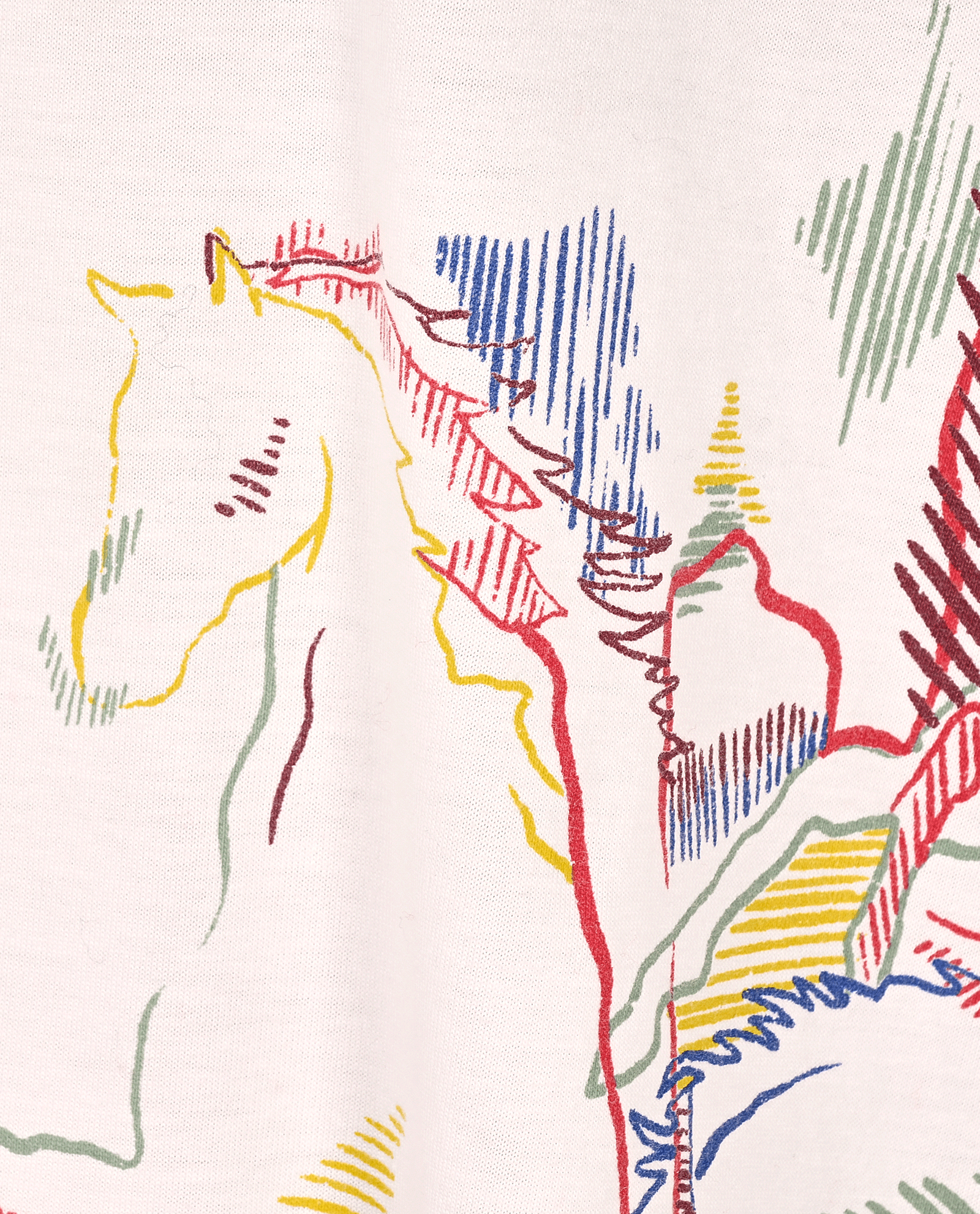 Hermes Horse T-Shirt, &pound;260, Clothing, White, Cotton, Other view