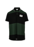 Burberry Striped Polo Top, £180, Clothing, Black/Green, Cotton, Front view