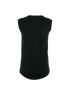 Balmain Logo Sleeveless Top, &pound;110, Clothing, Black, Cotton, Back view