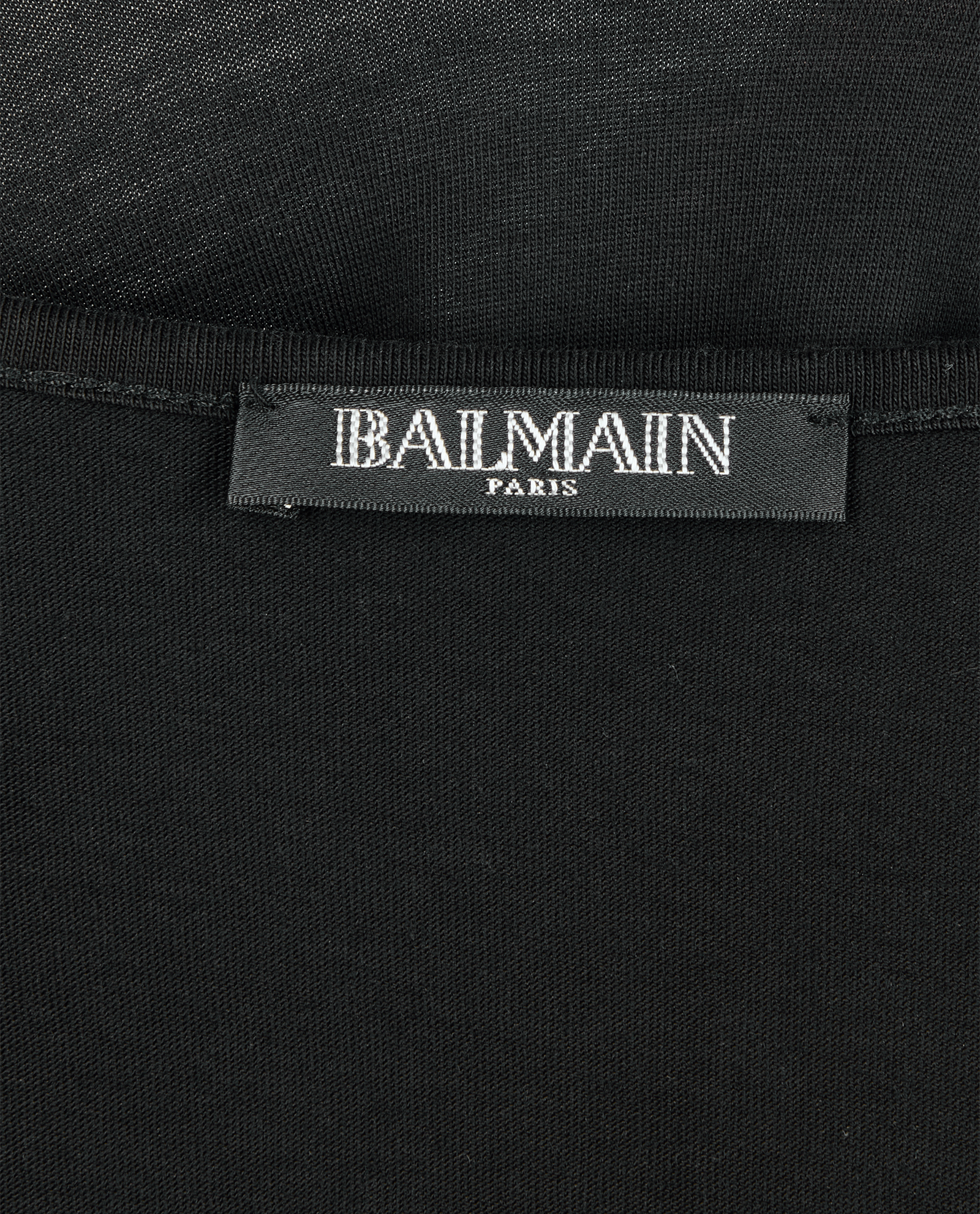 Balmain Logo Sleeveless Top, &pound;110, Clothing, Black, Cotton, Other view