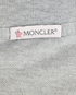 Moncler Logo Patch Short Sleeves Polo Top, &pound;90, Clothing, Grey, Cotton, Other view