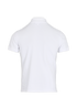 Amir Paris Ami De Coeur Polo Shirt, &pound;70, Clothing, White, Cotton, Back view