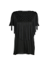 Dolce & Gabbana Fringed Top, £150, Clothing, Black, Silk, Front view