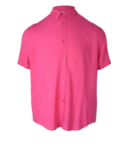 Saint Laurent 2022 Short Sleeves Shirt, £180, Clothing, Pink, Viscose, Front view
