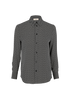 Celine Polka Dot Blouse, &pound;195, Clothing, Black/White, Viscose, Front view