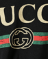 Gucci Distressed T-Shirt, &pound;175, Clothing, Black, Cotton, Other view