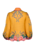 Zimmermann Floral Printed Shirt, £140, Clothing, Yellow, Cotton, Back view