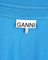 Ganni University Of Love T-Shirt, £50, Clothing, Blue, Cotton, Other view