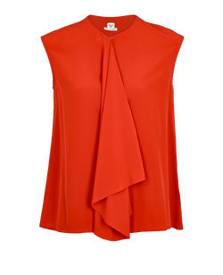 Hermes Sleeveless Top, Silk, Red, UK6, 3*