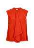 Hermes Sleeveless Top, £175, Clothing, Red, Silk, Front view