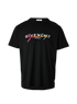 Givenchy Logo T-Shirt, &pound;150, Clothing, Black, Cotton, Front view