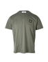 Stone Island Small-Badge T-Shirt, &pound;110, Clothing, Green, Cotton, Front view