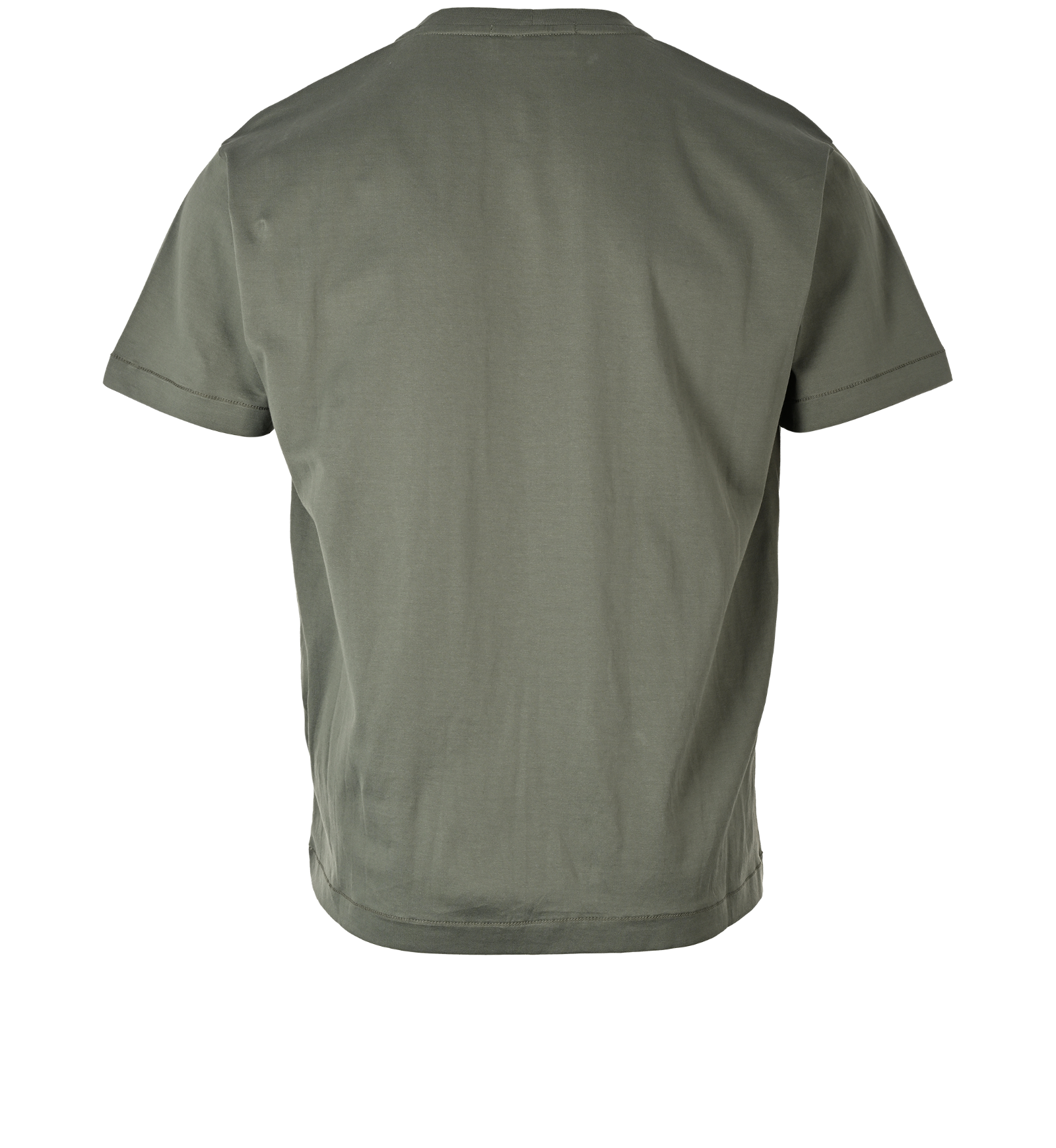 Stone Island Small-Badge T-Shirt, &pound;110, Clothing, Green, Cotton, Back view