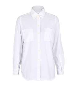 Burberry Anette Shirt, Cotton, White, UK 8, 3*