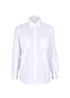 Burberry Anette Shirt, £220, Clothing, White, Cotton, Front view