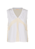 Marni Sleeveless Top, £65, Clothing, White, Cotton, Front view