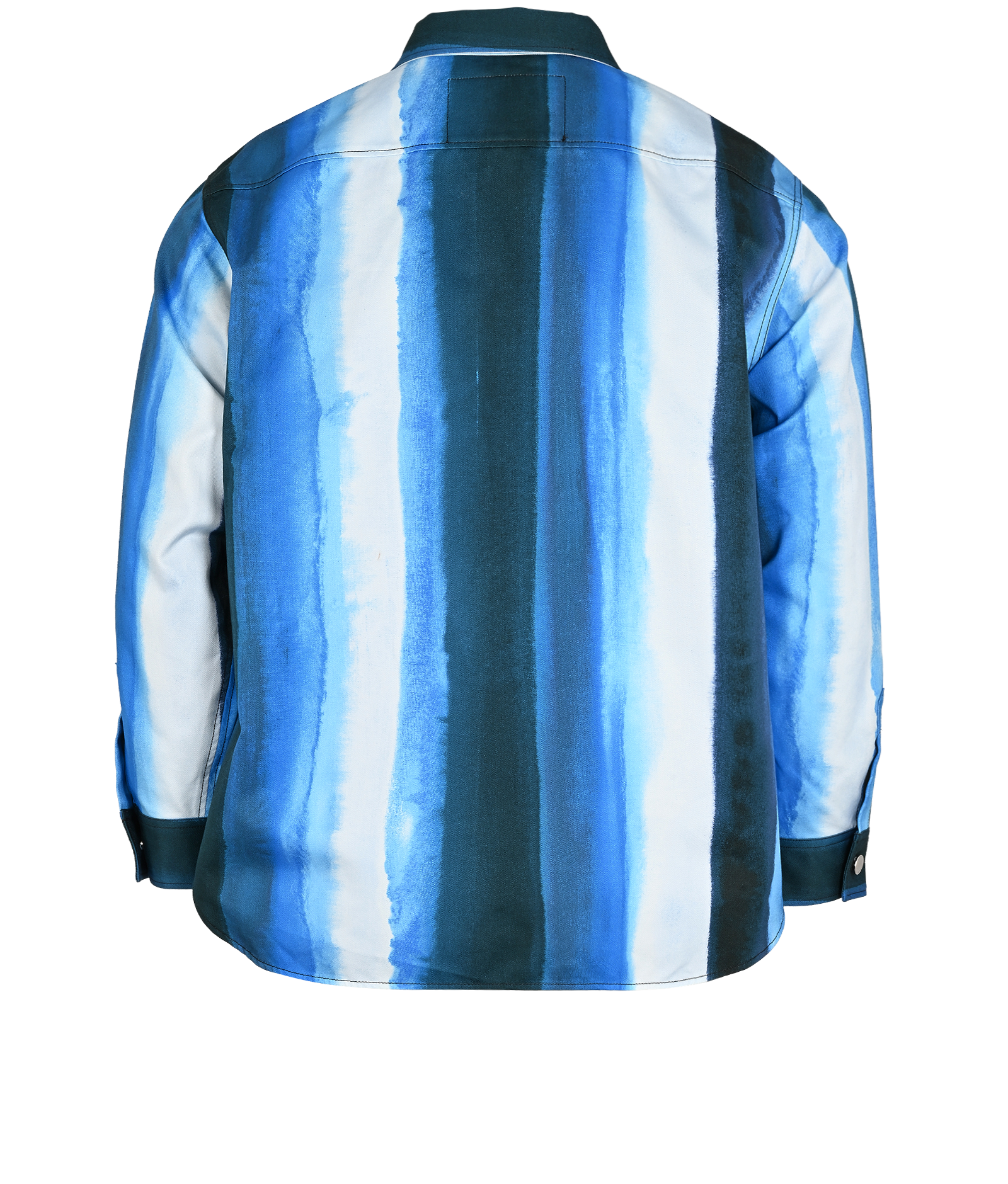 Marni Waterfall Stripe Shirt, &pound;130, Clothing, Blue, Cotton, Back view